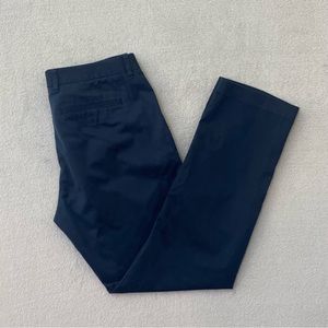 Bonobos Mens Monday Slim Blue Chino 34W 32L Flat Front Pants